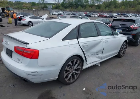 2013 Audi A6 3.0T Premium z USA, uszkodzony, nr VIN WAUHGAFC3DN068286